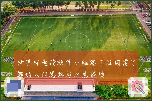 世界杯竞猜软件小组赛下注前需了解的入门思路与注意事项